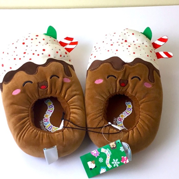 Squishmallow Slippers Sivi The Hot Cocoa NWT - Picture 1 of 6